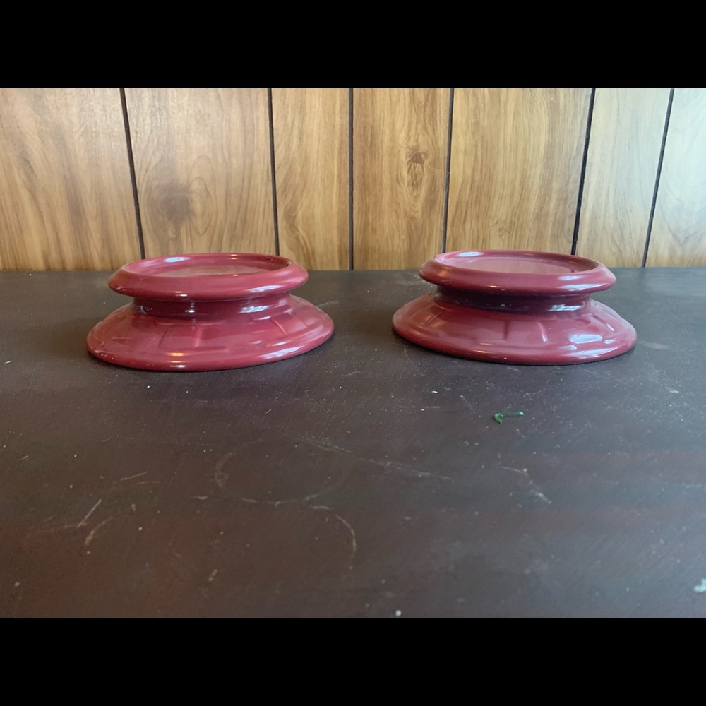 Longaberger candle plates